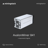 AvalonMiner 841 Bitcoin ASIC Miner in India